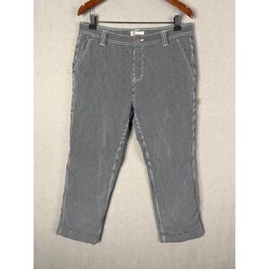 Dickies Jeans Womens  Size 10 Blue Striped Carpenter Workwear Engineer‎ Skate